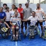 Carlos Moyá con Aspado en el Mutua Madrid Open (World Padel Tour)