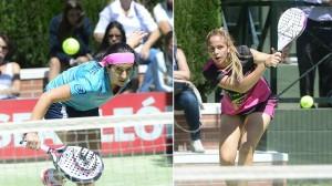 Icíar Montes y Alba Galán en el Estrella Damm Barcelona Open