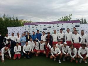 Foto de grup del Torneig Clínica Menorca