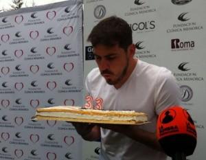 Iker Casillas celebra el seu aniversari al costat de Varlion (Torneig Clínica Menorca)