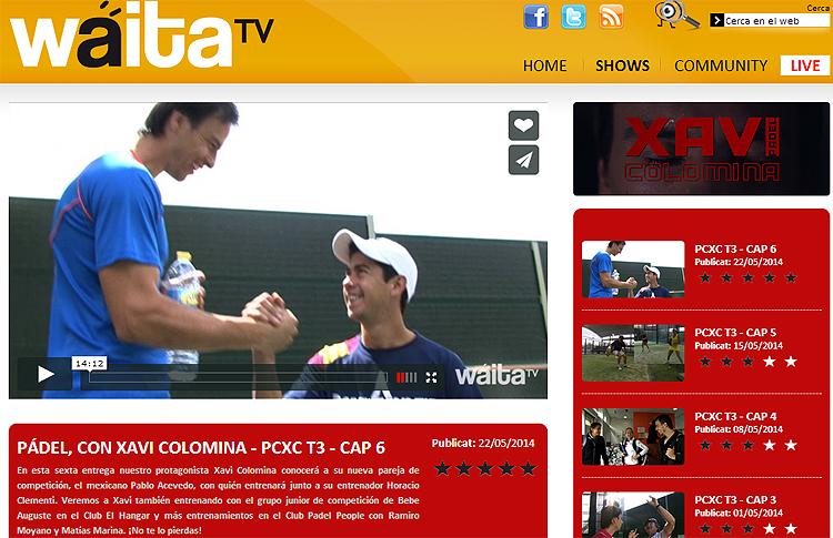 Programa de Xavi Colomina en Waita TV