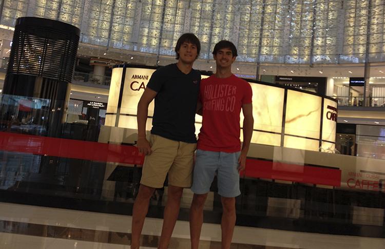 Andoni Bardasco i Gonzalo Rubio, a Dubai