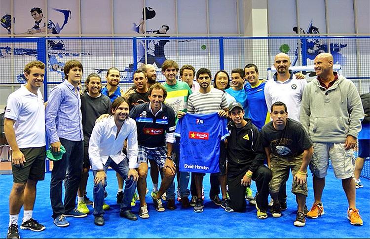 Gonzalo Rubio, Andoni Bardasco e todos os participantes do NAS14 Dubai