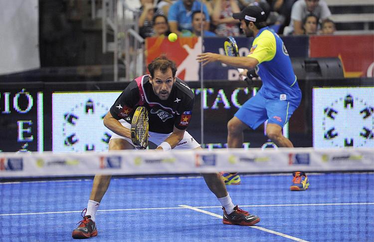 Juan Martín Díaz y Fernando Belasteguín, en el Estrella Damm Castellón Open