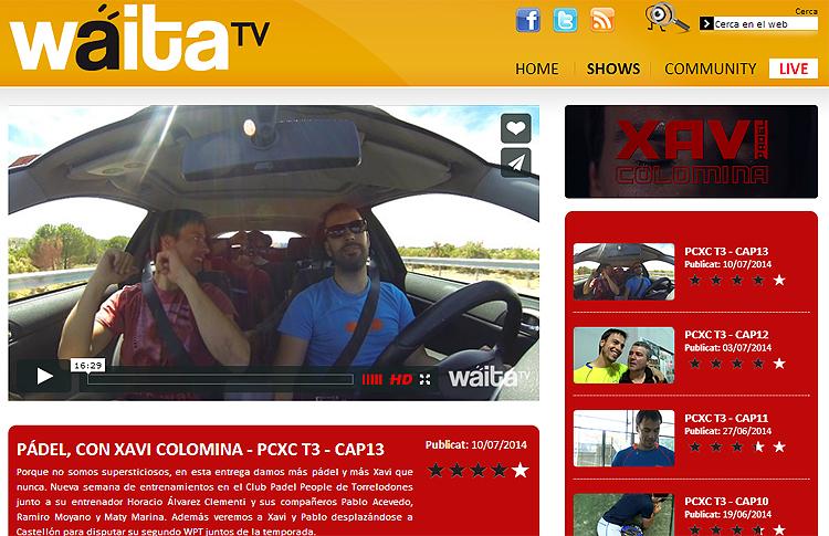 13 Capitolo del programma Xavi Colomina su Waita TV