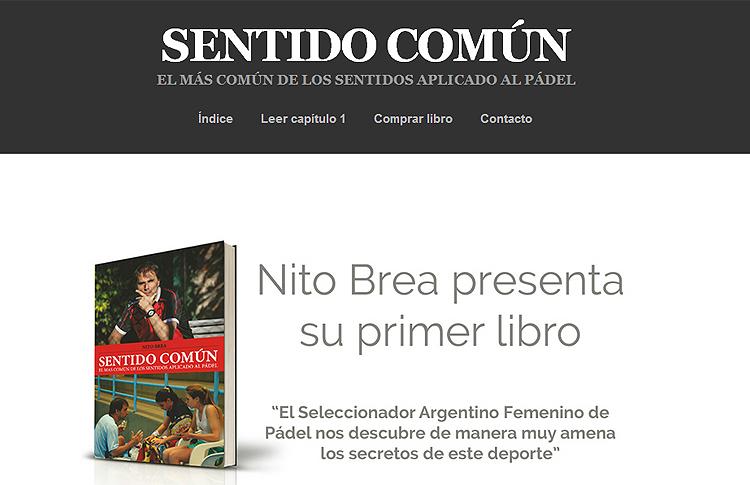 Nito Brea und die Website seines Buches "Common Sense"
