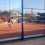 Icíar Montes y Alejandra Salazar, en el Estrella Damm La Nucía Open