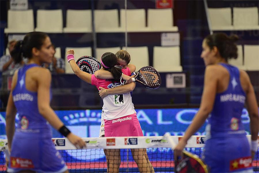 Icíar Montes y Alejandra Salazar, en el Estrella Damm Alcobendas Open