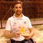 El esfuerzo y el ejemplo de Javi López tendrán su recompensa Javi López, todo un ejemplo de superación (Doble Cristal)