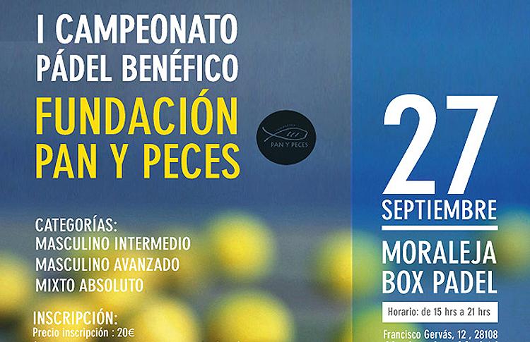 Tournoi bénéfice Pan y Peces Foundation - Moraleja Box