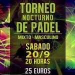Nuevo Torneo Nocturno A Tope de Padel - GET Indoor Pádel