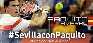 Paquito Navarro, a brillar con luz propia en el Estrella Damm Sevilla Open