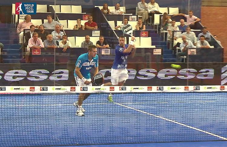 Pedro Alonso-Martínez y Matías Nicoletti, en el Estrella Damm Alcobendas Open