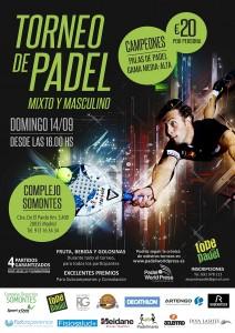 Affisch för A Tope Padel-turneringen i Somontes