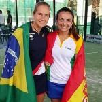 Carolina Navarro e Michele Treptow, no 2014 World Championship