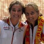 Marta Ortega e Carolina Navarro, no 2014 World Championship