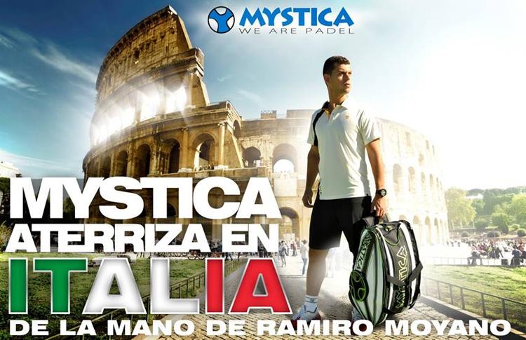 Ramiro Moyano i Mystica, a Itàlia