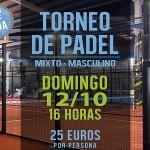Cartel A Tope de Pádel en GET Indoor