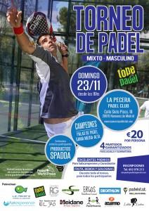 Affisch för A Tope de Pádel-turneringen i La Pecera
