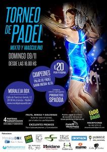 Poster Tournament Tope of Paddle in Moraleja Box