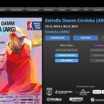 Creus i horaris Estrella Damm Còrdova (Arg) Open