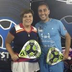 Javi Limones, en el Mystica Demo Tour de ColorsPádel (Almería)