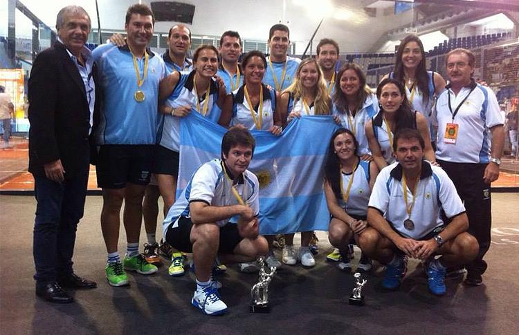 Nito Brea, con l'intera squadra argentina nel mondo 2014