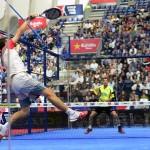 Paquito Navarro-Maxi Grabiel, en acción en el Estrella Damm Valencia Open (World Pádel Tour)