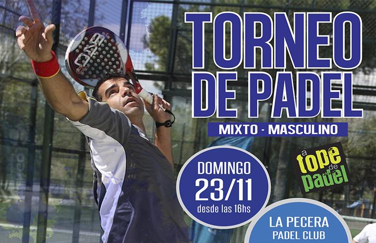 Affisch för A Tope de Pádel-turneringen i La Pecera