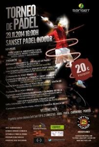Poster Time2Padel Torneo in Sanset Paddle Indoor