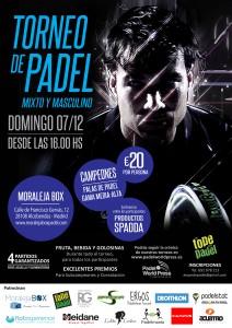 Poster Tournament Tope of Paddle in Moraleja Box