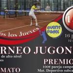 GET Indoor y EventPádel revolucionan el concepto del ‘Torneo Mañanero’ Cartel Torneo de Jugones en GET Indoor Pádel