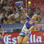 Patty Llaguno y Eli Amatriain, en el Estrella Damm Sevilla Open