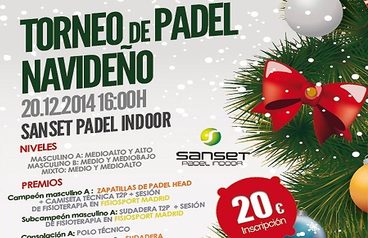 Poster Time2Padel Torneo in Sanset Paddle Indoor