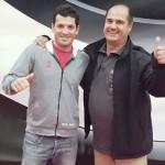 Tito Allemandi y Jordi Rovirosa... El jugador renueva su contrato con Black Crown