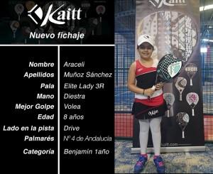 Araceli Muñoz, una gran promesa para Kaitt Excellence