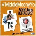 Sorteo Middle Moon por sus 5000 seguidores en Facebook