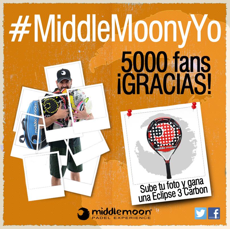 Sorteo Middle Moon por sus 5000 seguidores en Facebook