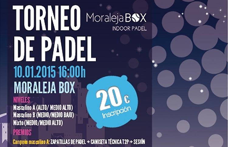 Poster Time2Padel torneo in scatola Moraleja