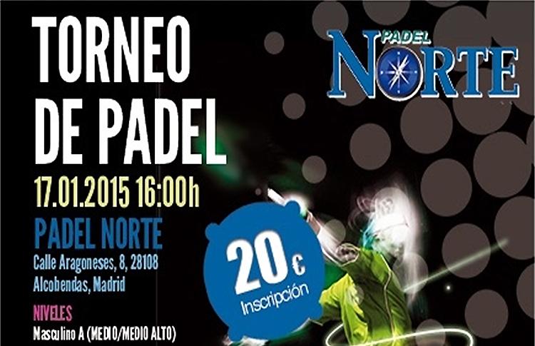 Plakat des Time2Pádel-Turniers in Pádel Norte