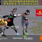 Cartel de la Exhibición de World Pádel Tour en Miami Beach