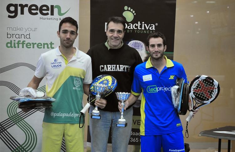 Sergio Alba y Kike Lagarejos, ganadores de la primera prueba del Circuito Green Pádel