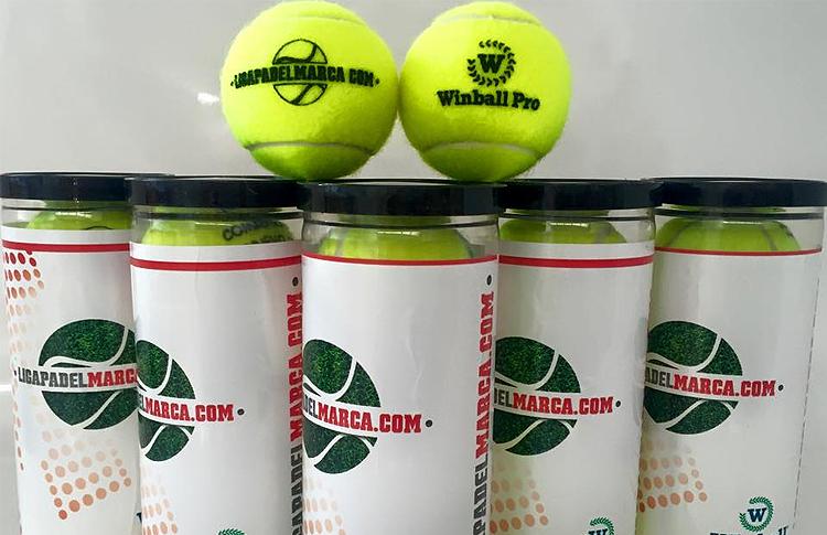 Winball, offizieller Ball der Padel League Marke
