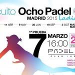 Primeiro teste do Circuito OchoPádel Madrid Ladies