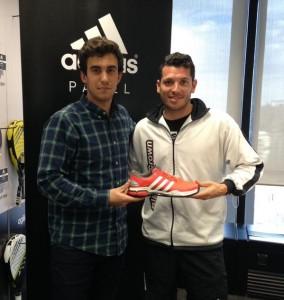 Tito Allemandi tekent een overeenkomst met Adidas om zijn schoenen te dragen