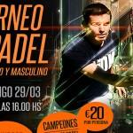 GET Indoor vibra ante la llegada de un nuevo domingo A Tope de Pádel Cartel del Torneo que organizará A Tope de Pádel en GET Indoor