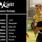 Iván Navarrete, nueva promesa para Kaitt Excellence