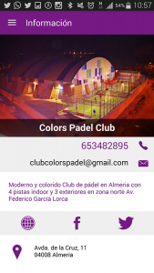 ColorsPádel nos presenta su nueva App