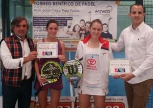 Ganadoras del Torneo Benéfico organizado por ASPADO en San Fernando