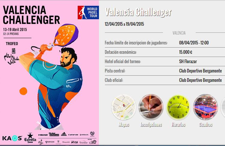 Incroci e orari del Challenger di Valencia